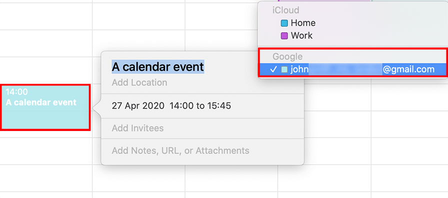 Move an event to a different calendar.