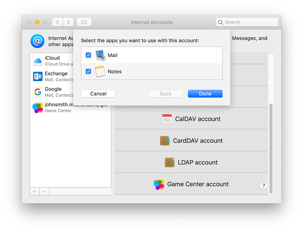 This IMAP internet account lacks the features of iCloud, Gmail, and Microsoft Outlook / Office 365, in that it's only capable of storing email and notes. But that's fine, as I'm already using iCloud to store contacts, calendars, etc....